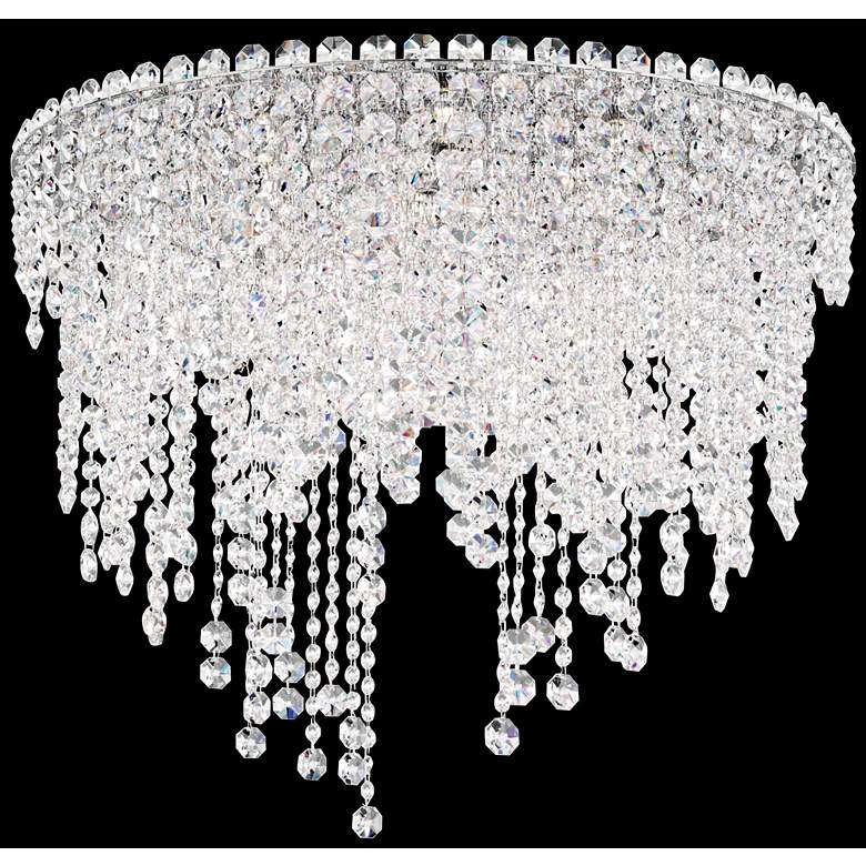 Image 1 Schonbek Chantant 24" Wide Clear Optic Crystal Ceiling Light