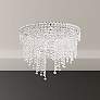 1_Schonbek Chantant 24" Wide Clear Optic Crystal Ceiling Light