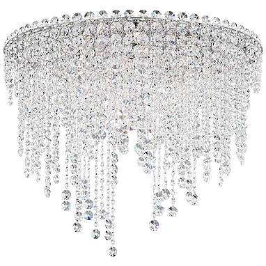 Schonbek Chantant 24" Wide Clear Optic Crystal Ceiling Light