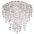 Schonbek Circulus 14"W Antique Silver Crystal Ceiling Light