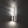 1_Schonbek Cru 13 3/4" High Polished Nickel ADA LED Wall Sconce
