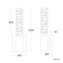 6_Schonbek Cru 13 3/4" High Polished Nickel ADA LED Wall Sconce more views