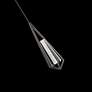 3_Schonbek Devotion 7" Wide Black and Crystal LED Mini Pendant more views