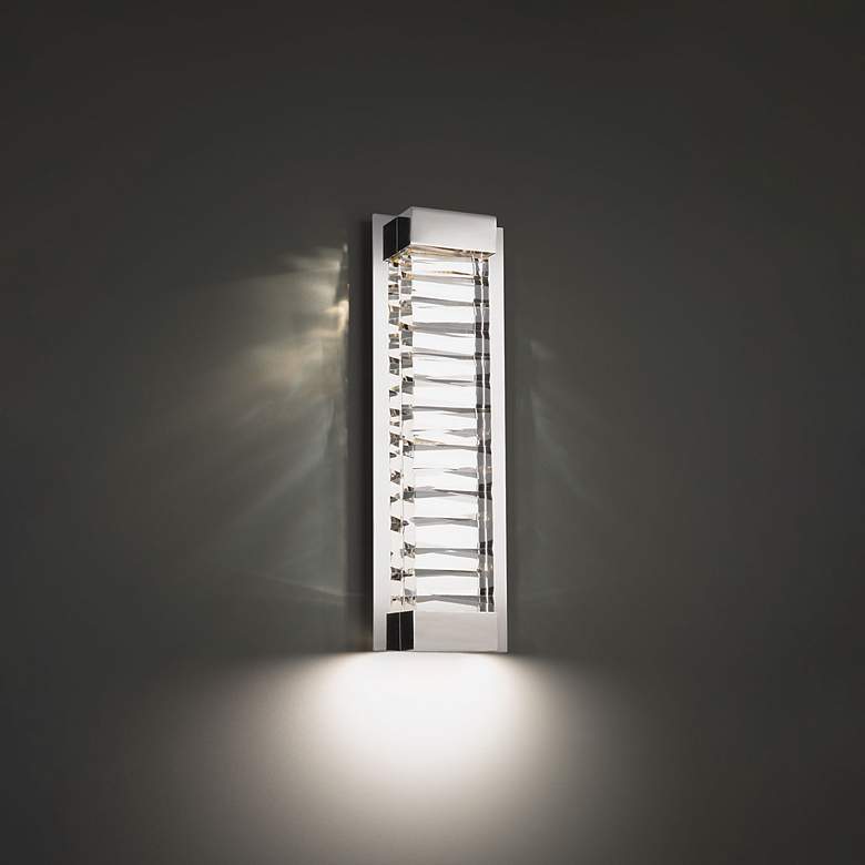 Image 1 Schonbek Echelon 18" High Polished Nickel LED Wall Sconce