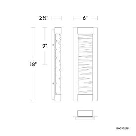 Image5 of Schonbek Echelon 18" High Polished Nickel LED Wall Sconce more views