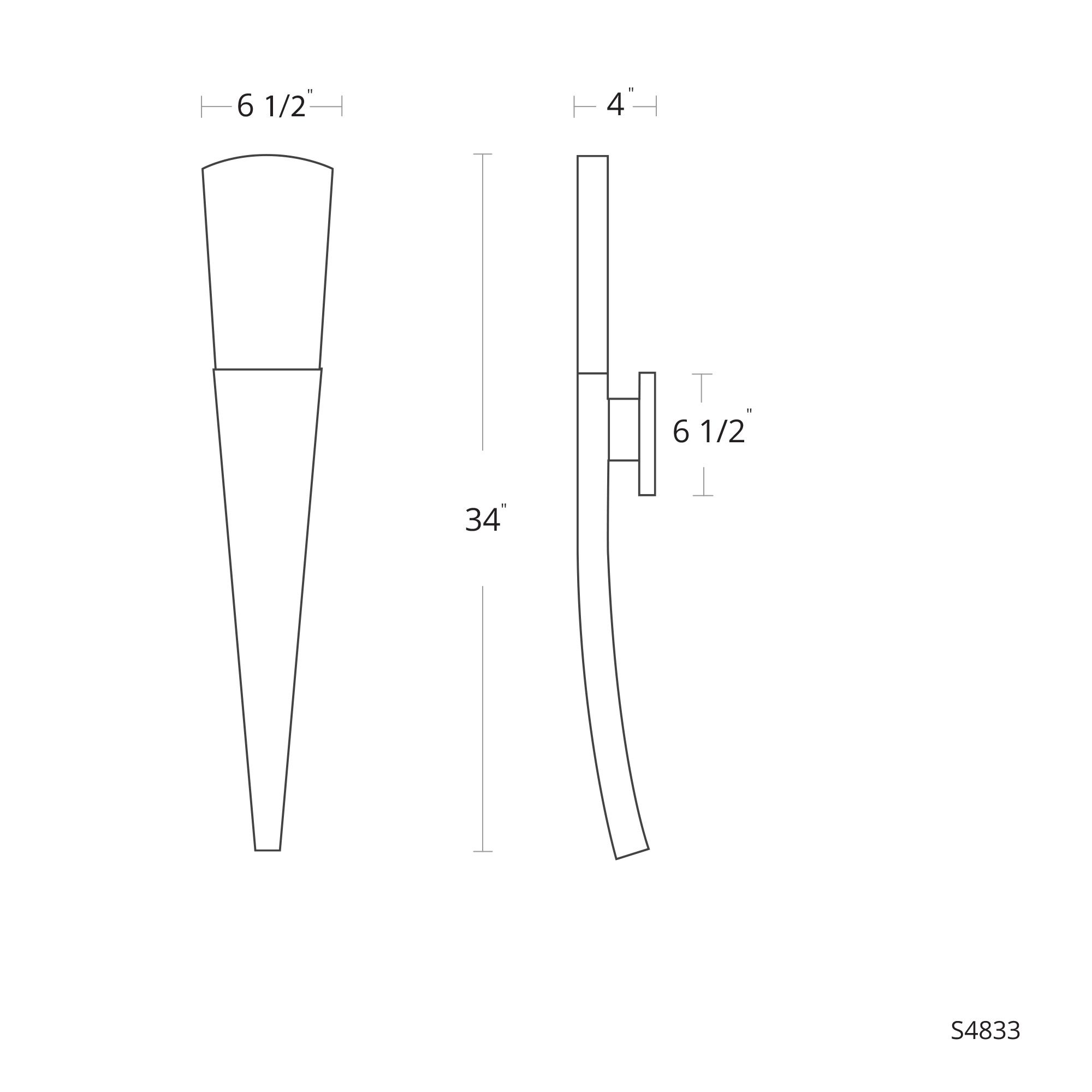 Image 4 Schonbek Embrace 34" High Black and Crystal LED Wall Sconce more views