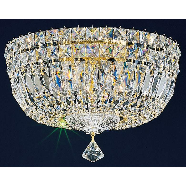 Image 1 Schonbek Empire Petite Crystal 12 inch Wide Ceiling Light
