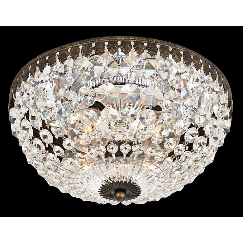Image 1 Schonbek Empire Spectra Crystal 10" Wide Ceiling Light