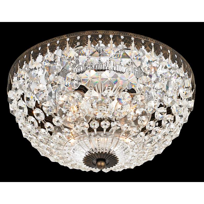 Image 1 Schonbek Empire Spectra Crystal 10 inch Wide Ceiling Light