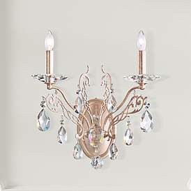 Image1 of Schonbek Filigrae 16" High French Gold 2-Light Wall Sconce