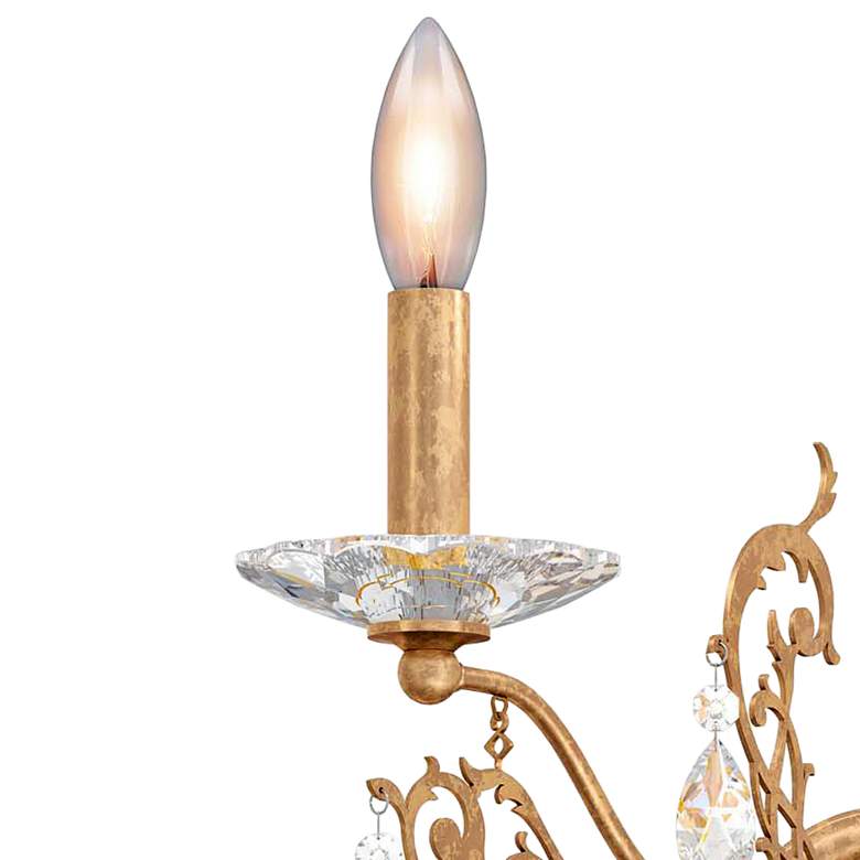 Image 3 Schonbek Filigrae 16" High French Gold 2-Light Wall Sconce more views