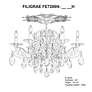 Thumbnail4 of Schonbek Filigrae 23" Wide French Gold 6-Light Ceiling Light more views