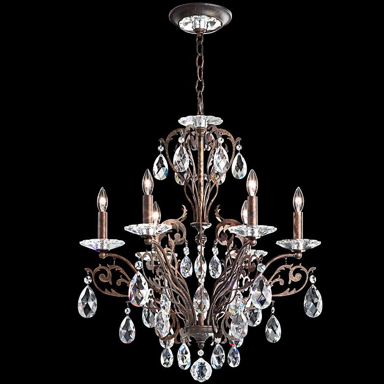 Image 1 Schonbek Filigrae 23"W Heirloom Bronze 8-Light Chandelier