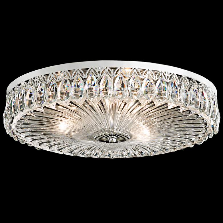 Image 1 Schonbek Fontana Luce 18 inchW Crystal Circle Ceiling Light