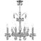 Schonbek Fontana Luce 26" Wide Silver Crystal Chandelier