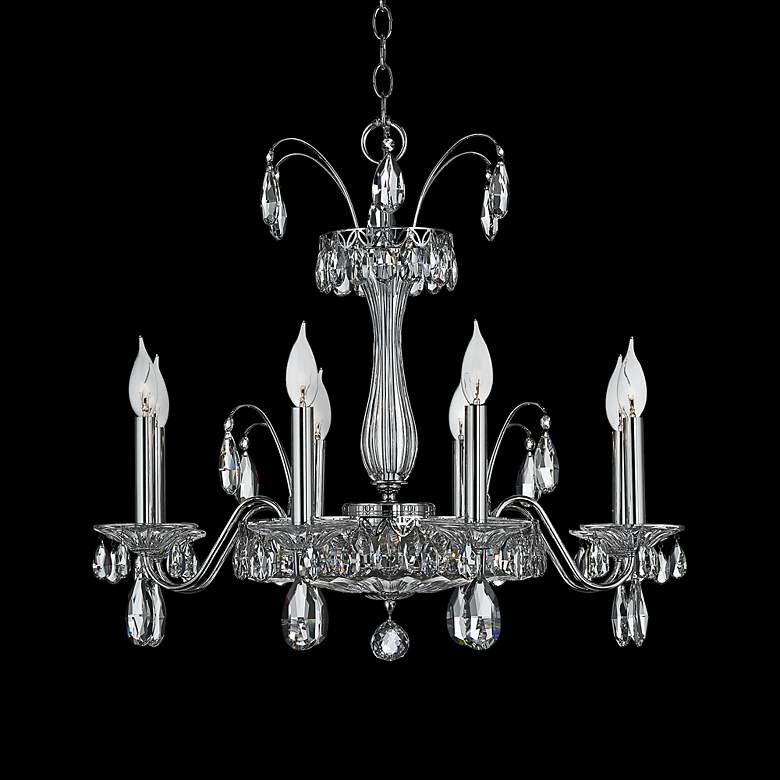 Image 1 Schonbek Fontana Luce 26" Wide Silver Crystal Chandelier