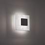 3_Schonbek Fragment 8" Square LED Modern Wall Sconce more views