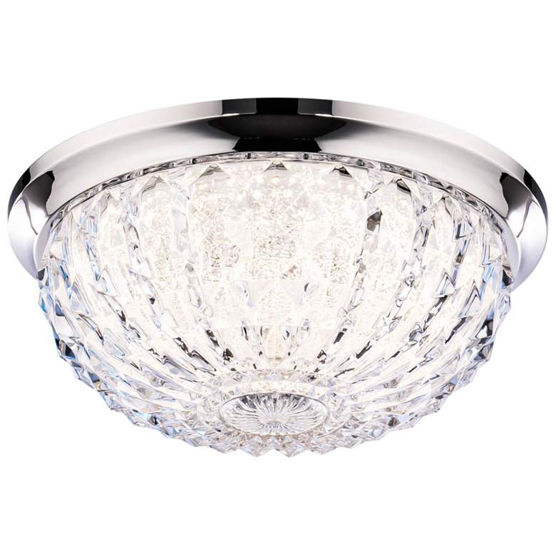 Image 1 Schonbek Genoa 12" Wide Polished Chrome LED Ceiling Light