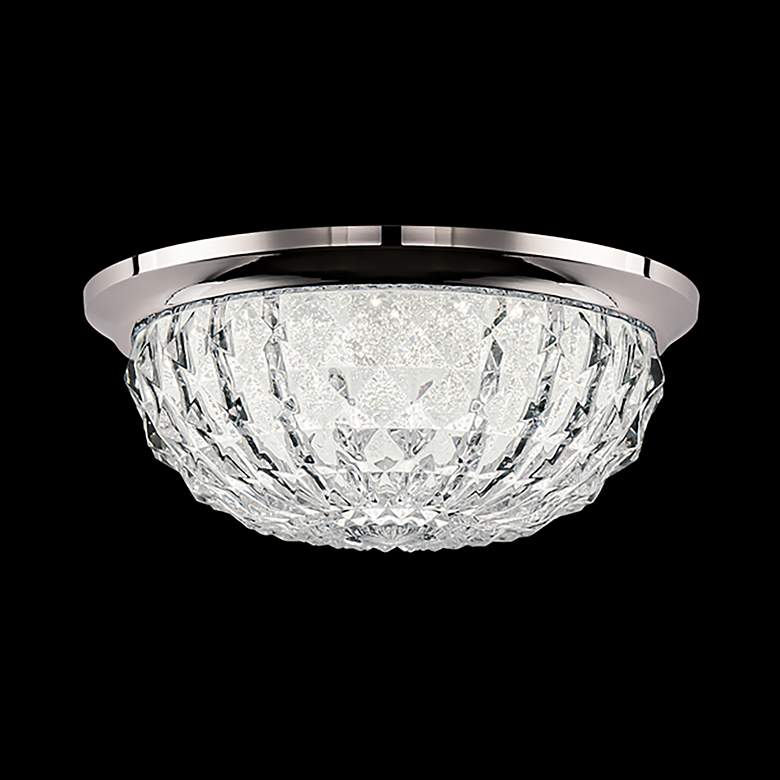 Image 3 Schonbek Genoa 12" Wide Polished Chrome LED Ceiling Light more views
