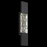 Thumbnail3 of Schonbek Glacier 27"H Black Crystal LED Outdoor Wall Light more views