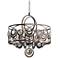 Schonbek Gwynn 28"W Bronze and Crystal 8-Light Chandelier