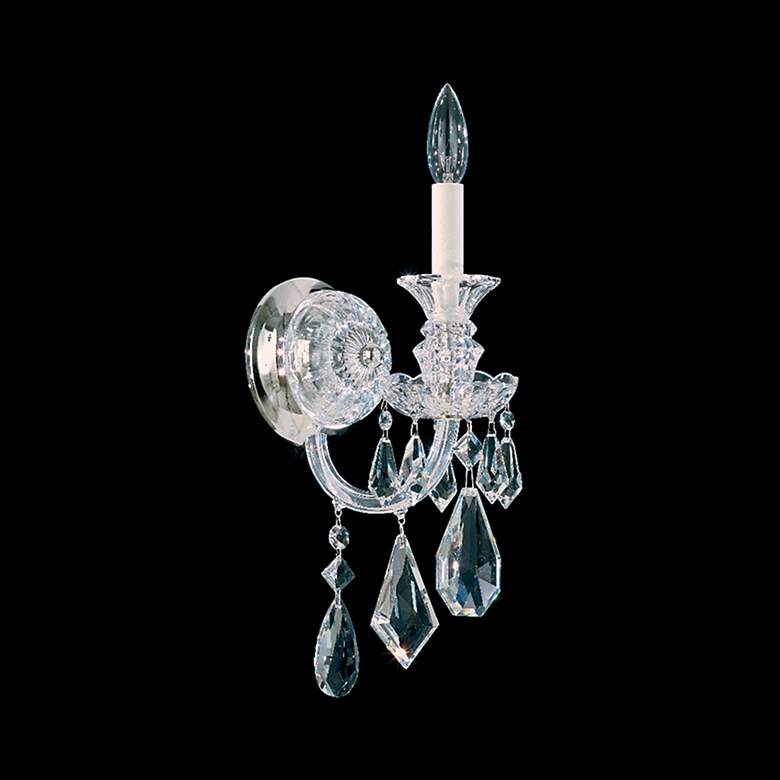 Image 1 Schonbek Hamilton 17 inch High Handcut Crystal Wall Sconce