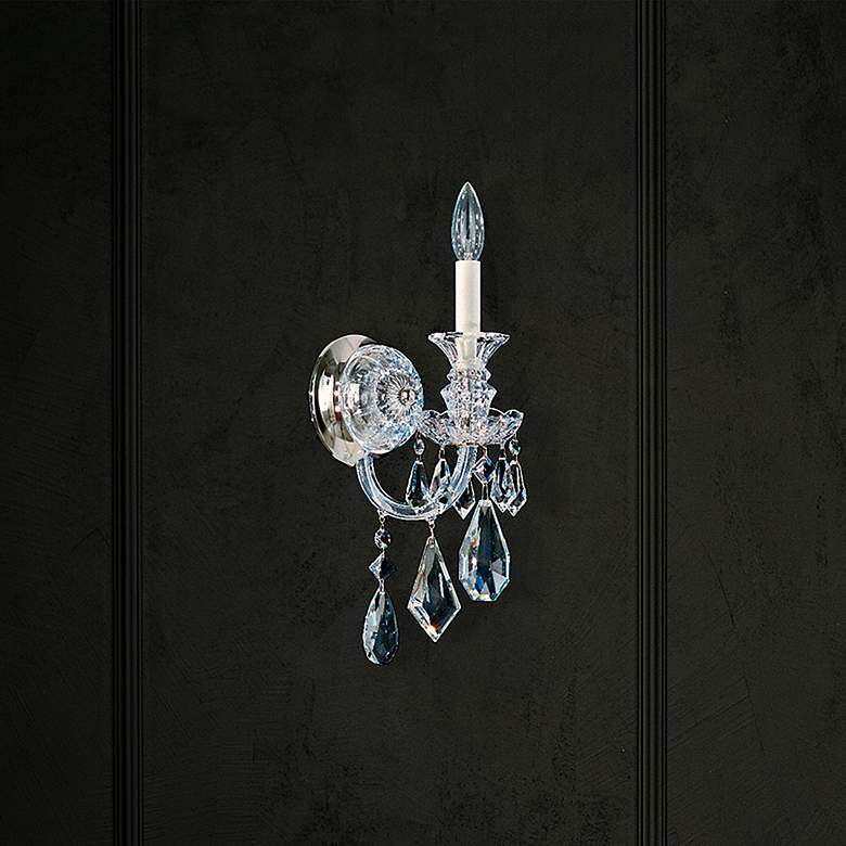 Image 2 Schonbek Hamilton 17" High Handcut Crystal Wall Sconce more views