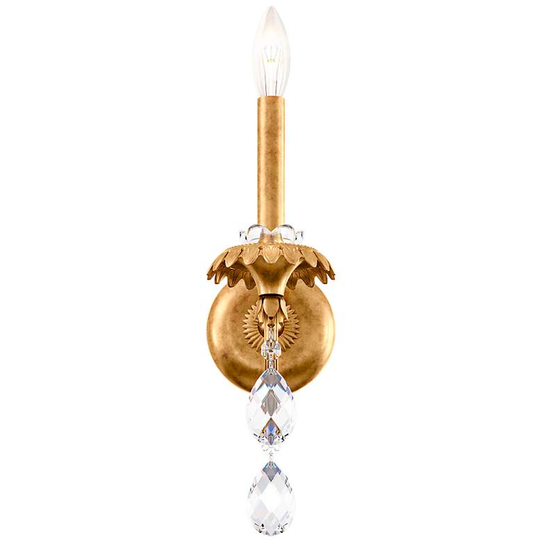 Image 2 Schonbek Helenia 17" High Heirloom Gold Wall Sconce