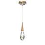 4_Schonbek Hibiscus 3 1/4" Wide Brass Crystal LED Mini Pendant more views