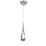 3_Schonbek Hibiscus 3 1/4" Wide Nickel Crystal LED Mini Pendant more views