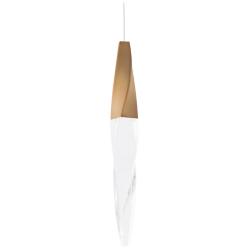 Schonbek Kindjal 2 3/4" Wide Aged Brass LED Mini Pendant