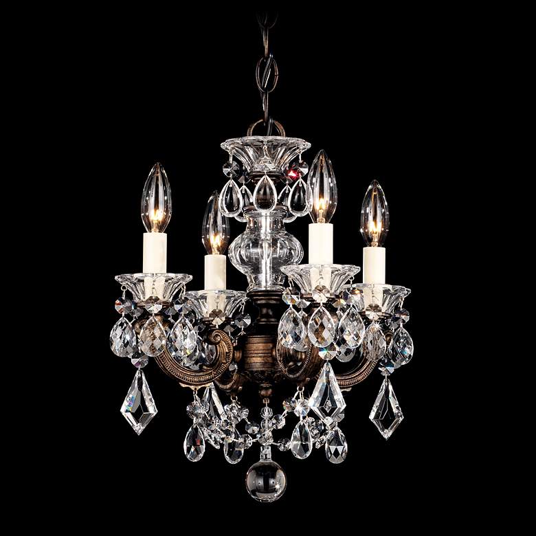 Image 1 Schonbek La Scala 12 1/2"W Spectra Crystal Mini Chandelier