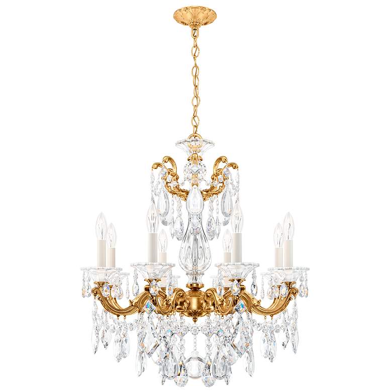 Image 2 Schonbek La Scala 25"W Heritage Crystal 8-Light Chandelier