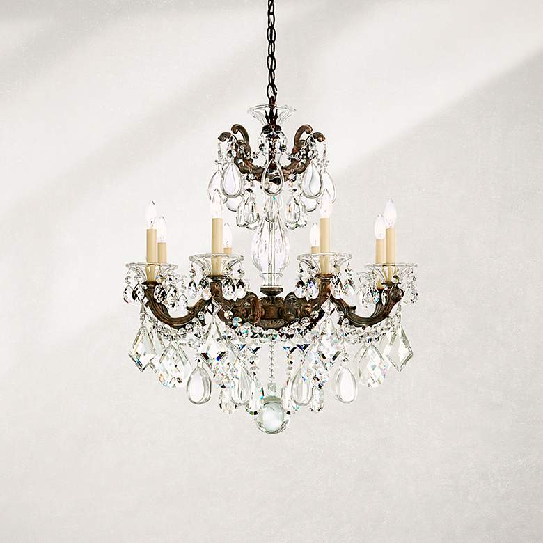 Image 1 Schonbek La Scala 25"W Heritage Crystal 8-Light Chandelier