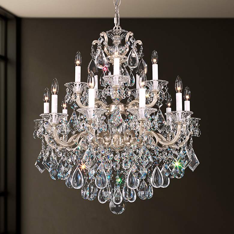 Image 1 Schonbek La Scala 28" Wide Heritage Crystal Chandelier