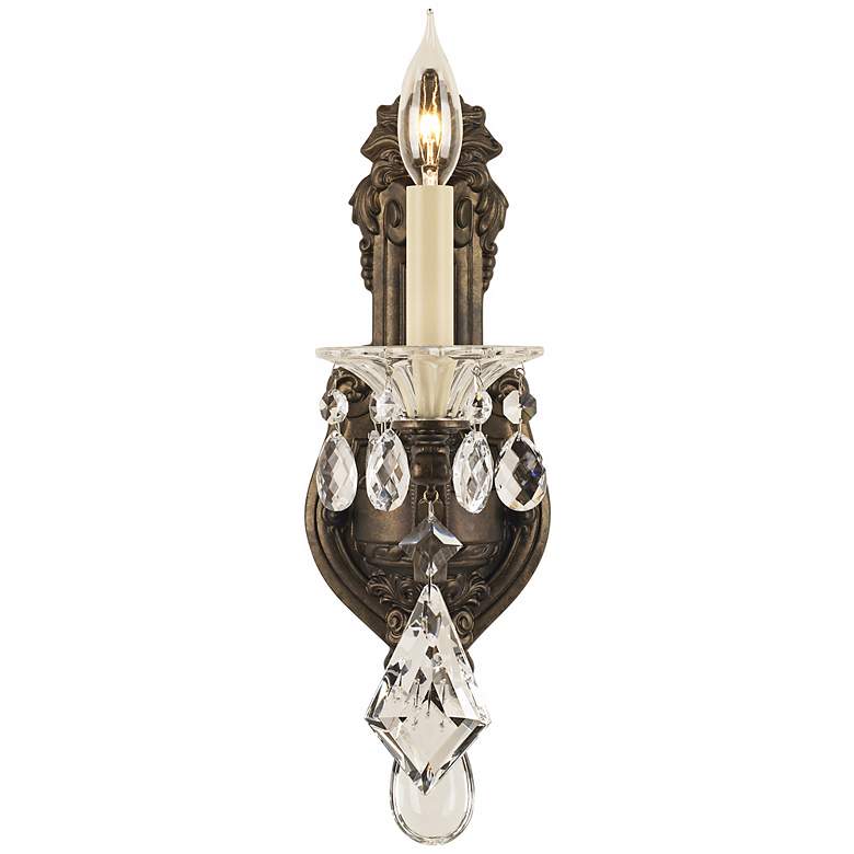 Image 2 Schonbek La Scala Collection 16 inch High Crystal Wall Sconce more views