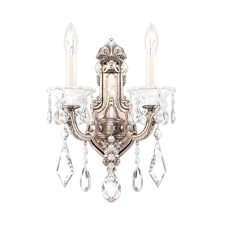 Image 1 Schonbek La Scala Collection 2-Light Crystal Wall Sconce