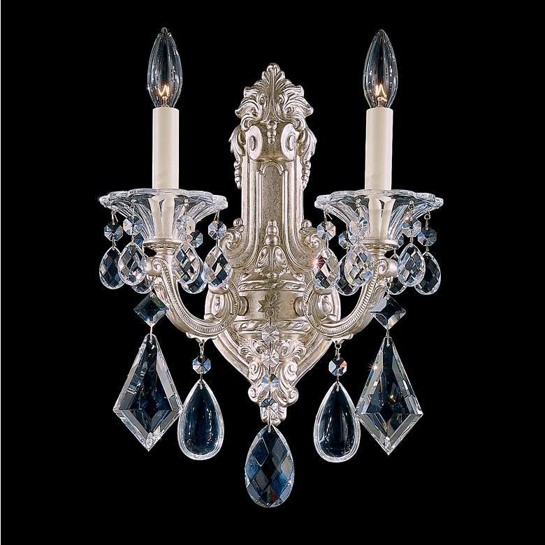 Image 1 Schonbek La Scala Collection 2-Light Crystal Wall Sconce