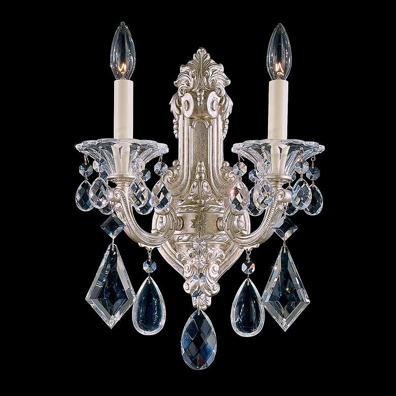 Image 1 Schonbek La Scala Collection 2-Light Crystal Wall Sconce