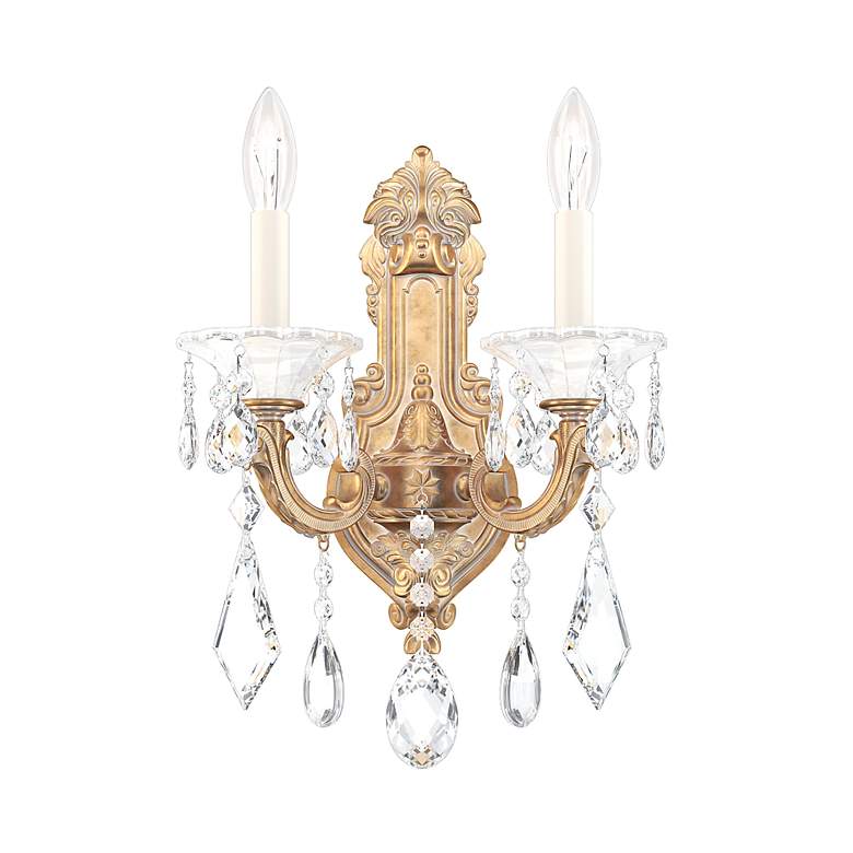 Image 1 Schonbek La Scala Collection 2-Light Crystal Wall Sconce