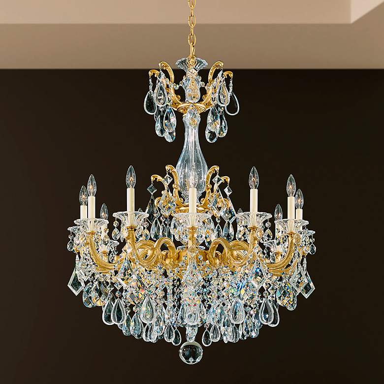 Image 1 Schonbek La Scala Collection 33" Wide Crystal Chandelier