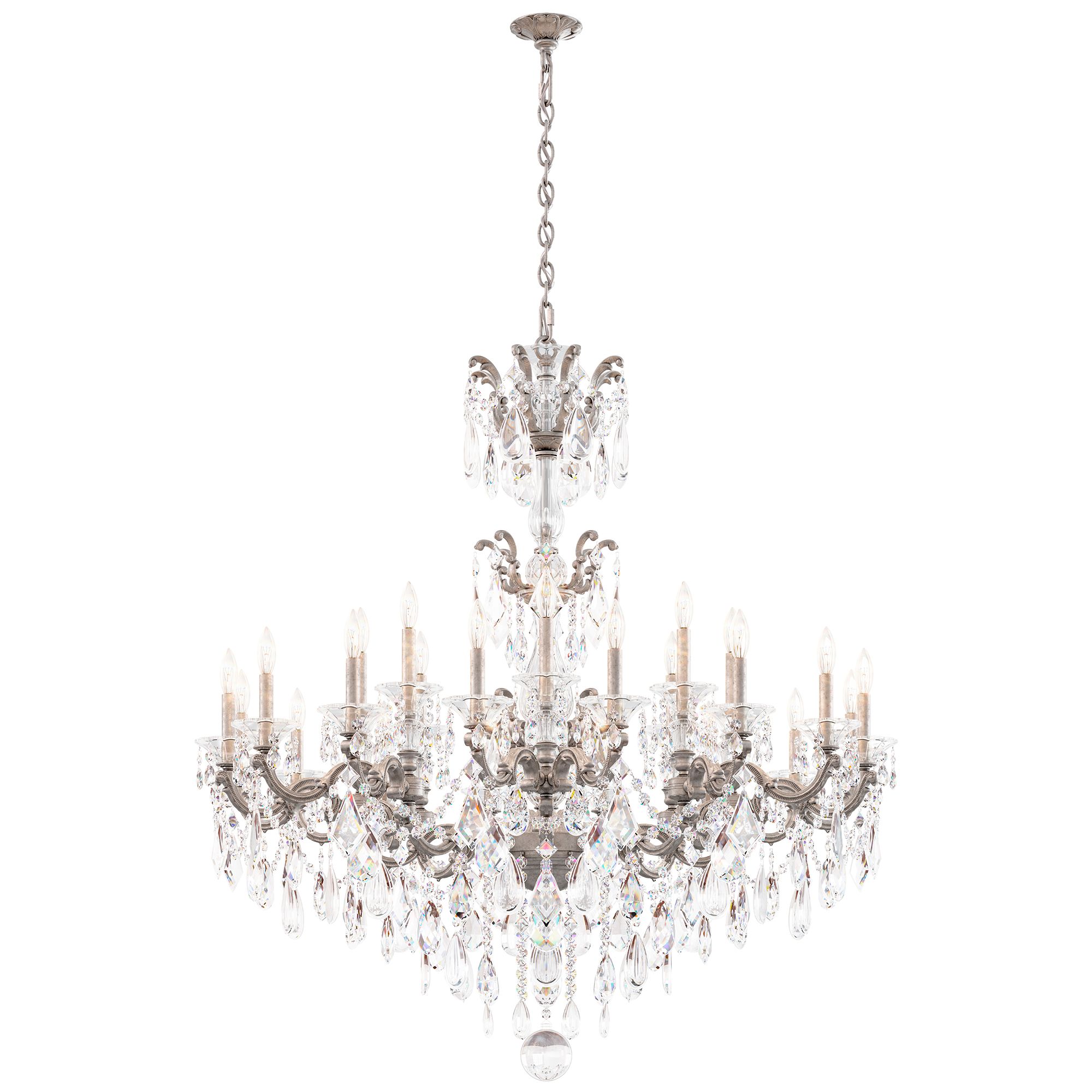 Schonbek La Scala Collection 46" Wide Crystal Chandelier