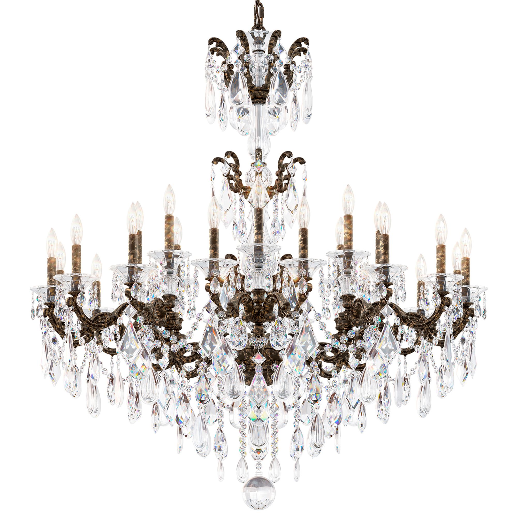 Image 2 Schonbek La Scala Collection 46" Wide Crystal Chandelier more views