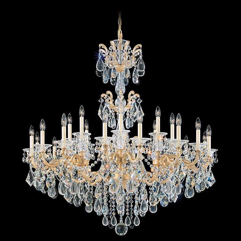 Image 1 Schonbek La Scala Collection 46" Wide Crystal Chandelier