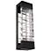 Schonbek Labrynth 32" High Black LED Outdoor Wall Light