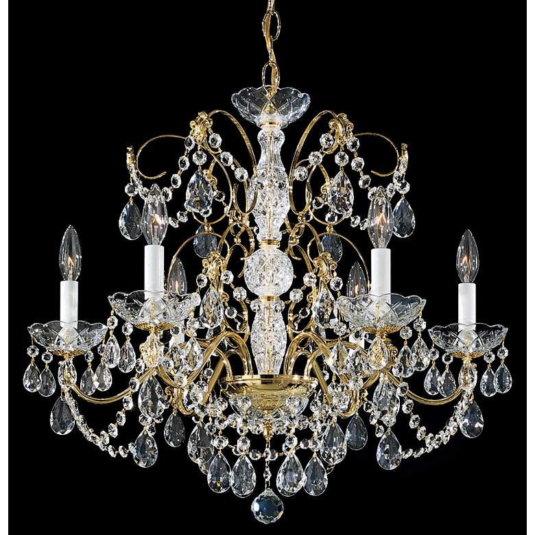 Image 1 Schonbek Madison Collection 24 inch Wide Crystal Chandelier