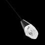 2_Schonbek Martini 2 3/4" Wide Black Crystal LED Mini Pendant more views