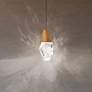 1_Schonbek Martini 6" Wide Aged Brass and Optic Crystal LED Mini Pendant