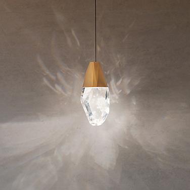 Schonbek Martini 6" Wide Aged Brass and Optic Crystal LED Mini Pendant