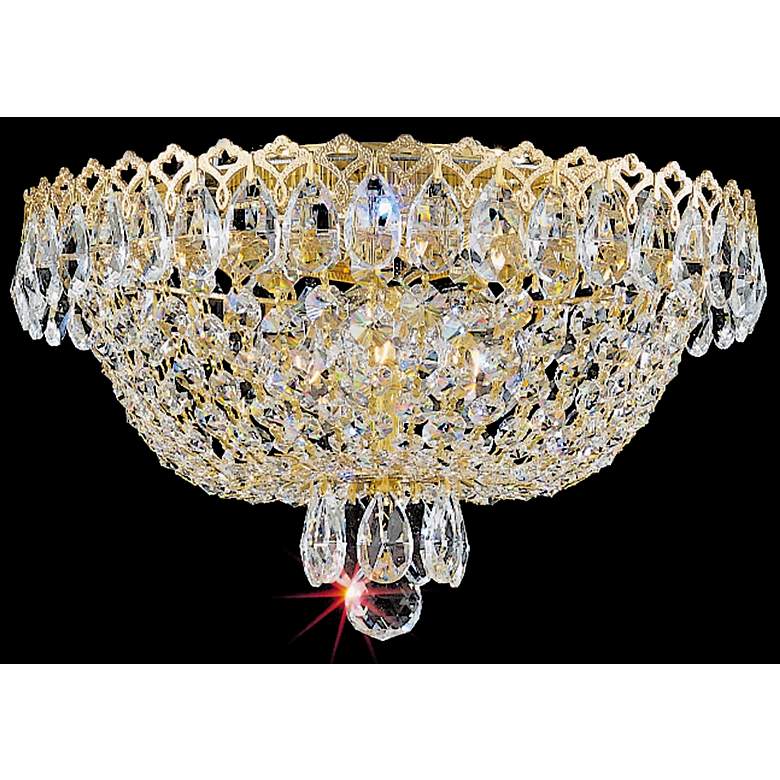 Image 1 Schonbek Merlin 11 inch Wide Ceiling Gold Light Fixture